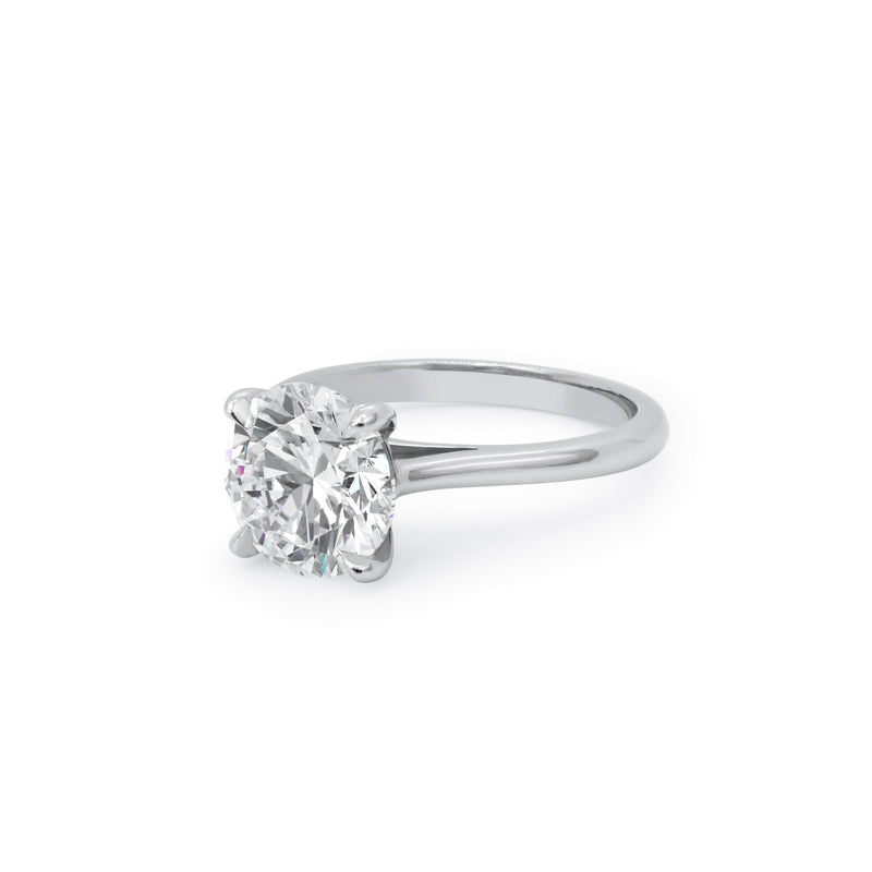Single Solitaire Four Claw Diamond Ring