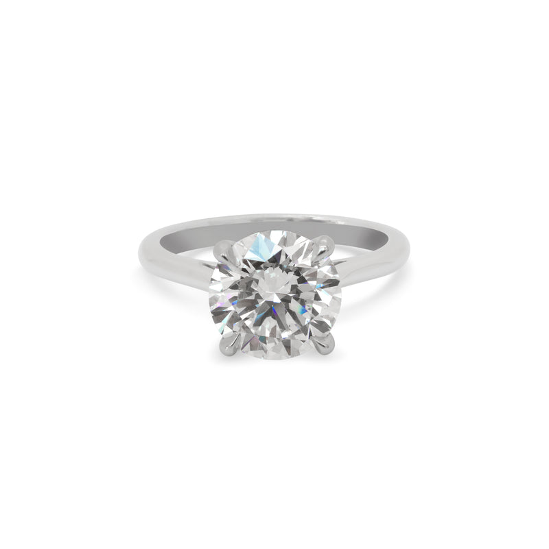 Single Solitaire Four Claw Diamond Ring