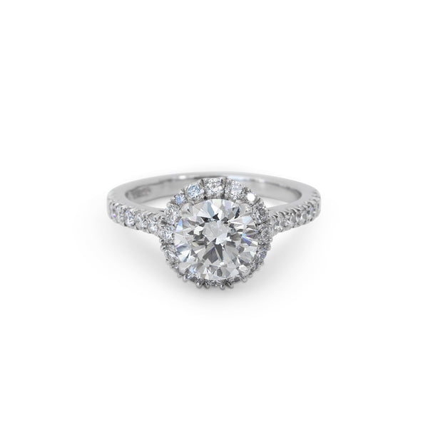 Round Brilliant Cut Diamond Halo Ring