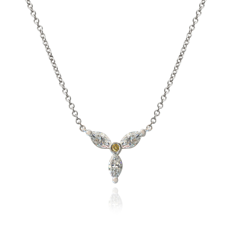 Marquise Cut Diamond Pendant