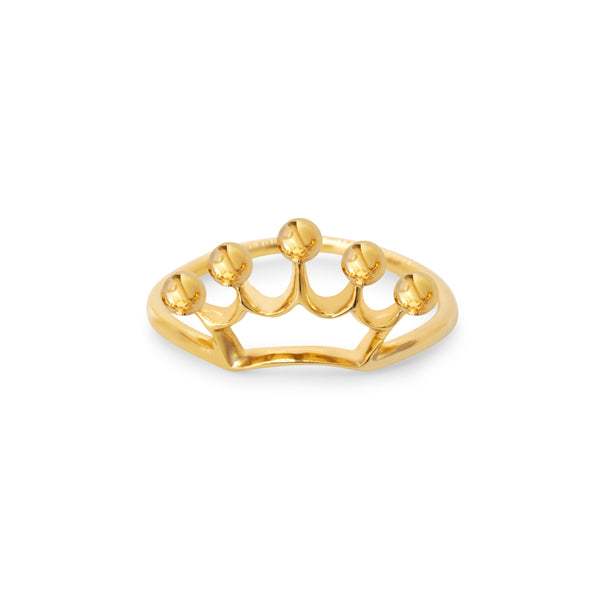 Gold Crown Ring