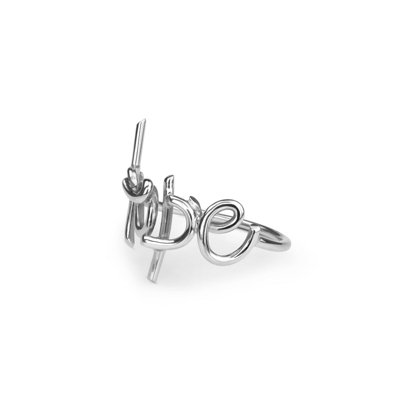 Sterling silver hope discount ring