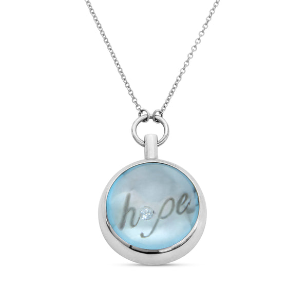 Hope Pendant Silver Chain